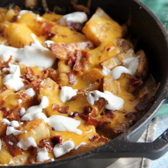 Skillet Loaded Fries - Recipe photo by danid320