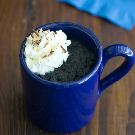 Microwave Hot Cocoa Mug Cake - Recipe photo by CookTheStory