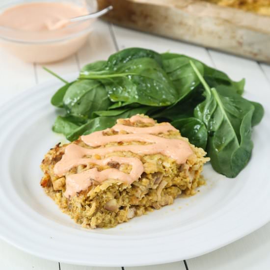 Cheesy Chicken Keto Casserole - Recipe photo by KetoDietApp