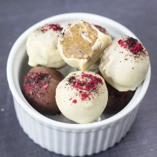 Liquorice Truffles with Chocolate - Recipe photo by Louisesmadblog