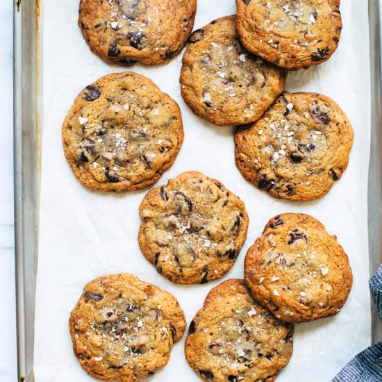 Triple Chocolate Chip Cookies - Recipe photo by Kitchen Konfidence