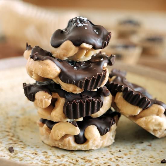 Salted Caramel Cashew Clusters - Recipe photo by realsimplegood