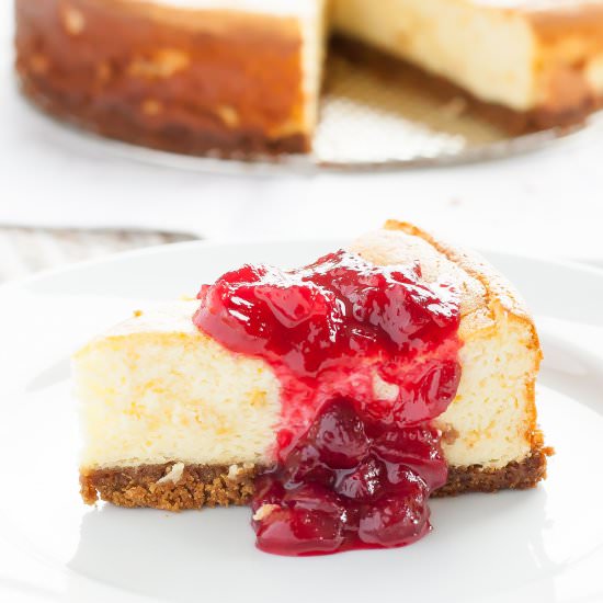 Christmas Ricotta Cheesecake - Recipe photo by thesunnypalate