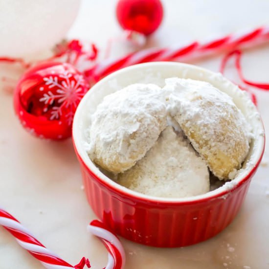 Eggless Snowball Cookie - Recipe photo by TheUrbanSpice