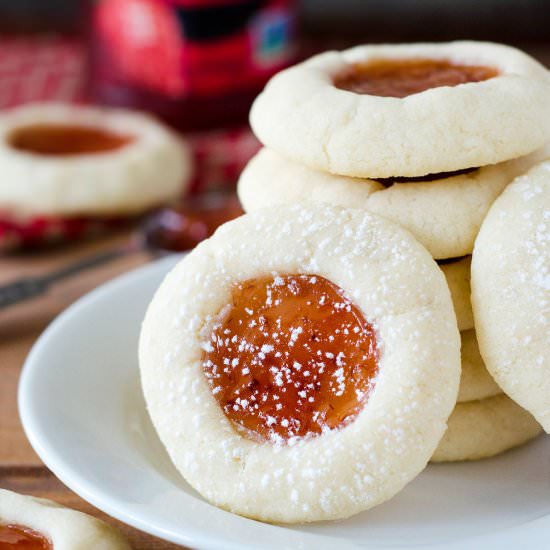 thumbprint cookies - Recipe photo by freshaprilflours