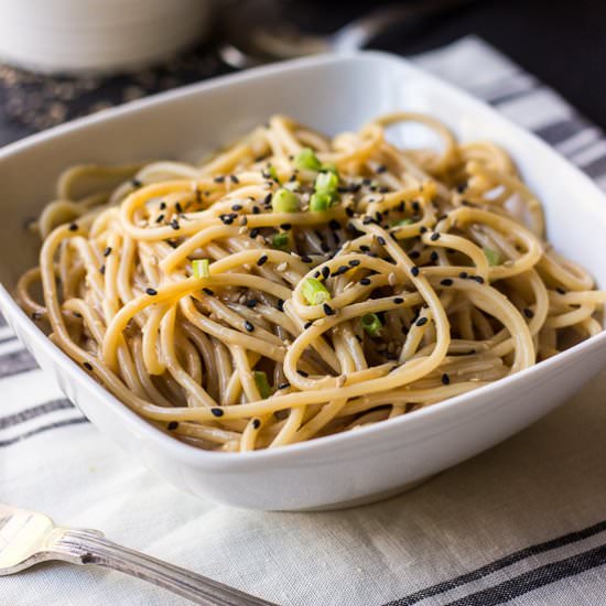 Sesame Noodles - Recipe photo by thebeachhousekitchen