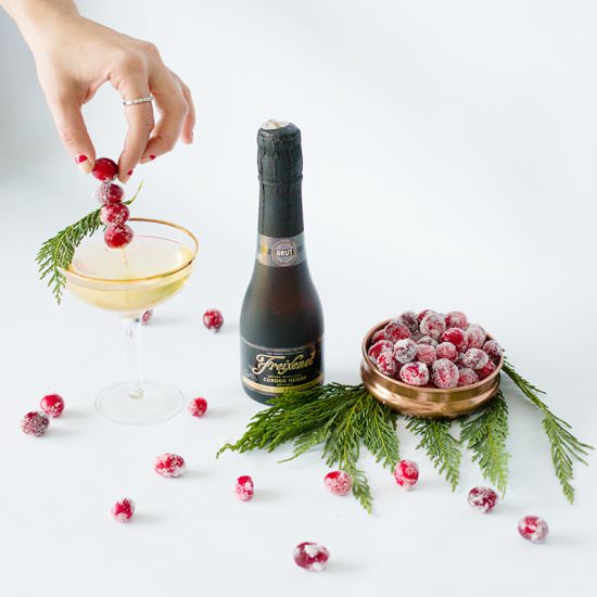 "Santa 75" cocktail - Recipe photo by adventures in fashion