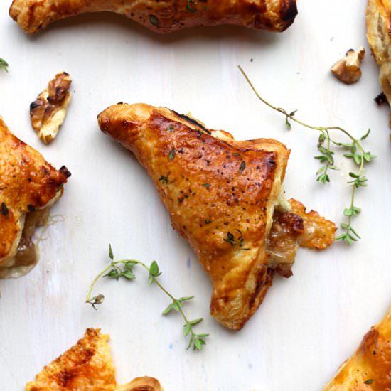 Pear, Gruyere & Walnut Puffs - Recipe photo by Everyday Gourmet with Blakely