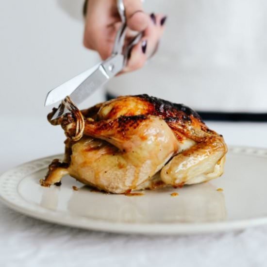 Stuffed Cornish Game Hens - Recipe photo by letsmingleblog