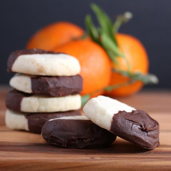 Clementine & Chocolate Shortbread - Recipe photo by EatInEatOut Magazine
