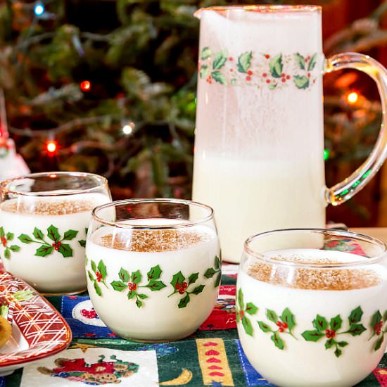 Orange Spice Eggnog - Recipe photo by onlinepastrychef