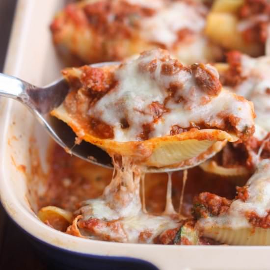 Stuffed Lasagna Shells - Recipe photo by tastesbetterfromscratch