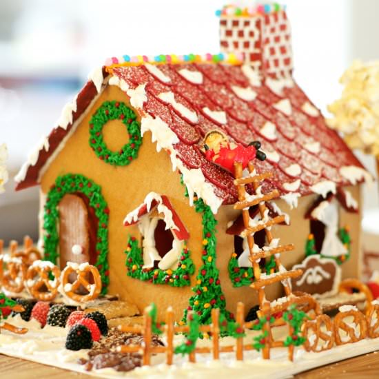 Christmas Gingerbread House - Recipe photo by RicenFlour