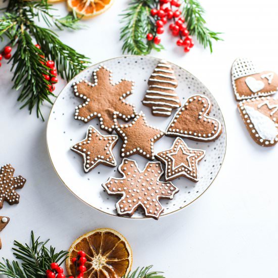 Gluten Free Gingerbread Cookies - Recipe photo by My Fat Me Ania