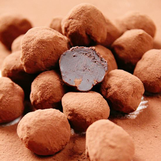 The Best Chocolate Truffles - Recipe photo by gathering beauty