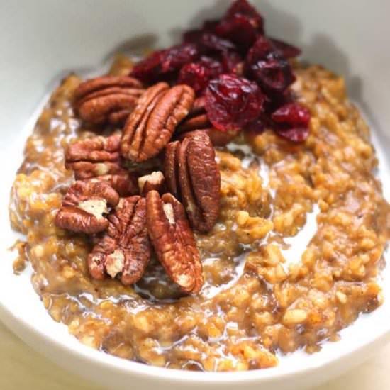 Slow Cooker Pumpkin Oats - Recipe photo by jordansward