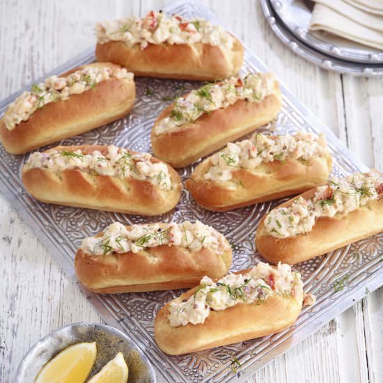 Dill & horseradish lobster buns - Recipe photo by Recipes from a normal Mum