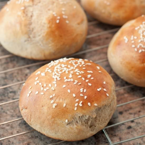 30 Minute Hamburger Buns - Recipe photo by servedfromscratch