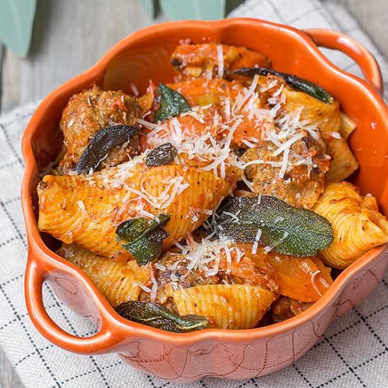Pasta with Meatballs and Vegetables - Recipe photo by stylish living