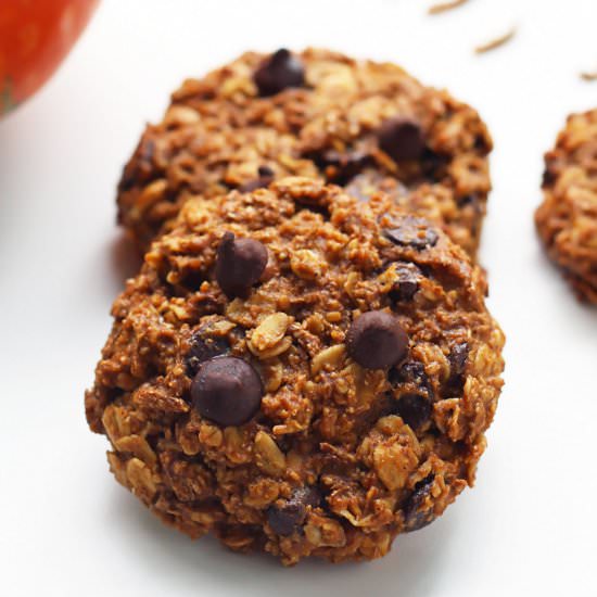 Pumpkin Oatmeal Cookies - Recipe photo by Leelalicious