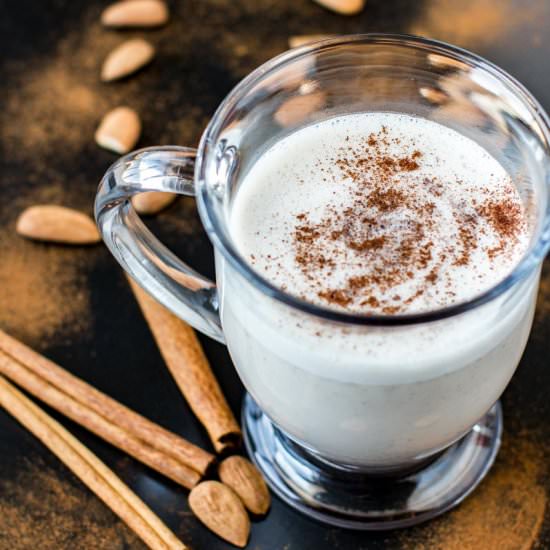 Almond Milk Steamer + Extra Protein - Recipe photo by KitchenOfEatin