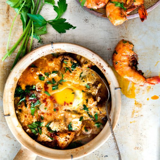 Sopa de Ajo (Garlic Soup) - Recipe photo by wild greens