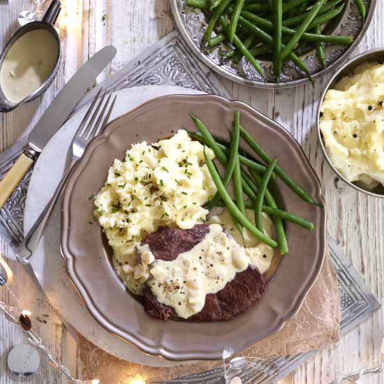 Ostrich in a Creamy Mustard Sauce - Recipe photo by Recipes from a normal Mum