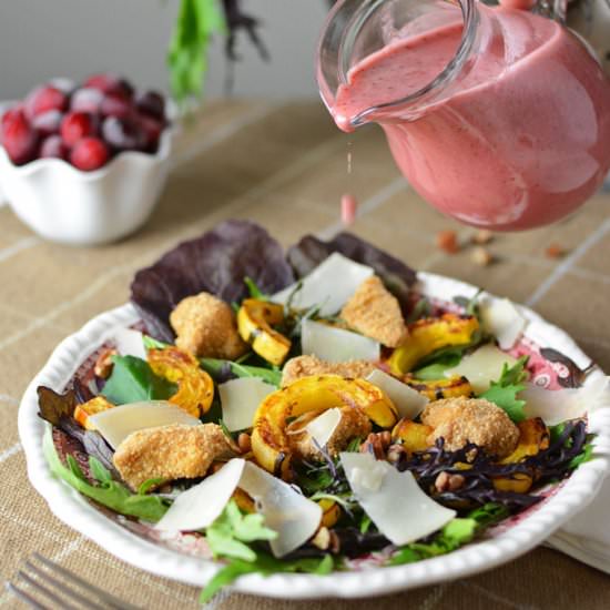 Festive Spicy Green Salad - Recipe photo by SimpleSeasonal
