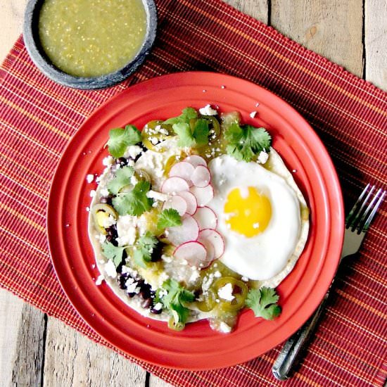 Huevos Rancheros Verdes - Recipe photo by BobbisKozyKitchen