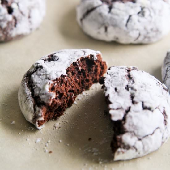 Mexican Mocha Crinkle Cookies - Recipe photo by thetastybite