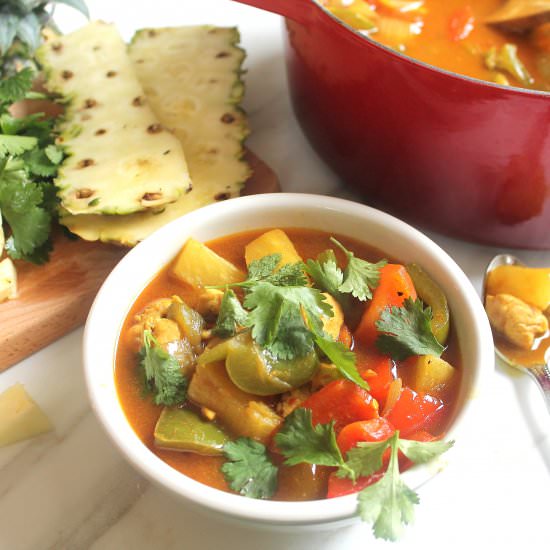 Pineapple Chicken Curry - Recipe photo by healingwholenutrition