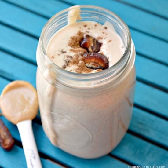 Decadent Tahini and Date Smoothie - Recipe photo by houseofhealthy