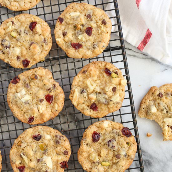 Christmas Kitchen Sink Cookies - Recipe photo by afarmgirlsdabbles