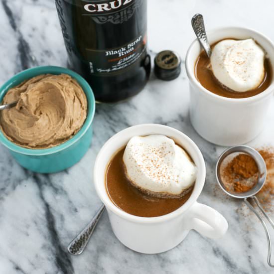 Hot Buttered Rum Coffee - Recipe photo by afarmgirlsdabbles