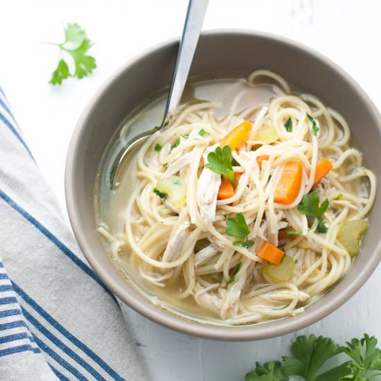 30 Minute Chicken Noodle Soup - Recipe photo by loveMaegan