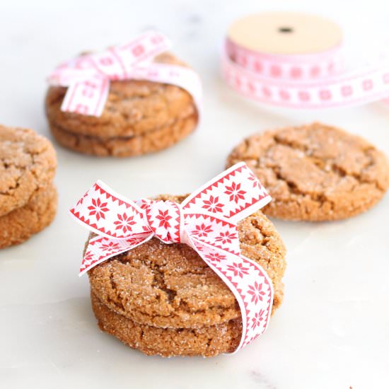 Chewy Ginger Molasses Cookie Grams - Recipe photo by SweetSimpleKitchen