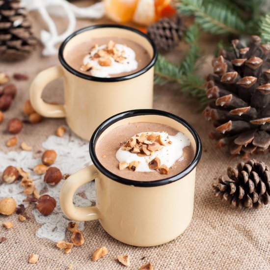 Homemade Nutella Eggnog - Recipe photo by Gastro Senses