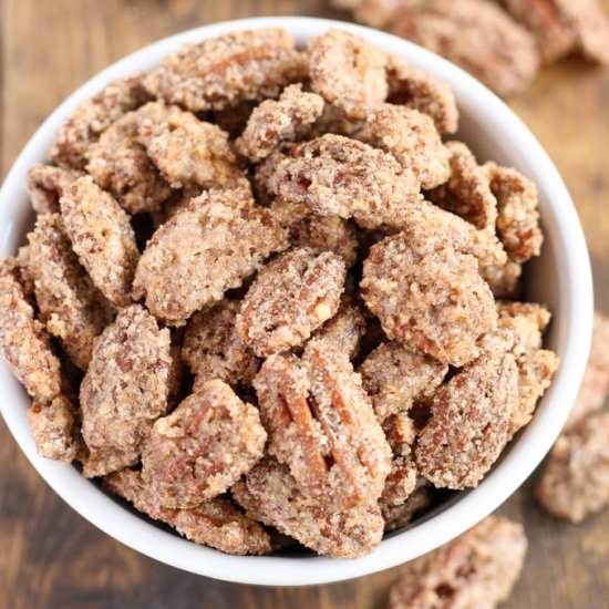Candied Pecans - Recipe photo by livewellbakeoften