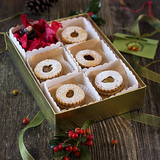 Linzer Cookies with Homemade Jams - Recipe photo by abitwholesomely