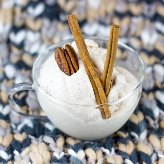 Cinnamon Coconut Pecan Ice Cream - Recipe photo by micibakes