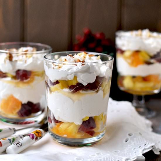 Ambrosia Parfait - Recipe photo by Pavani