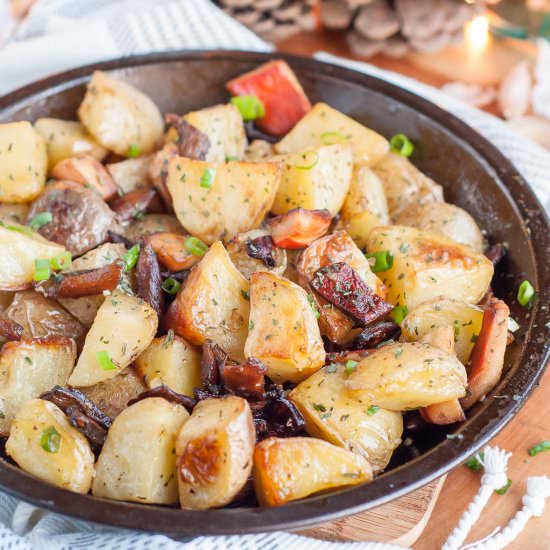 DUCK FAT ROASTED POTATOES - Recipe photo by Gastro Senses