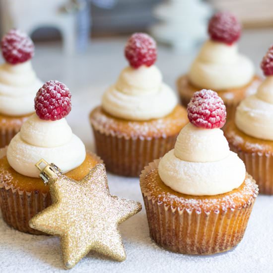 Snow Cupcakes - Recipe photo by Wholesome Patisserie