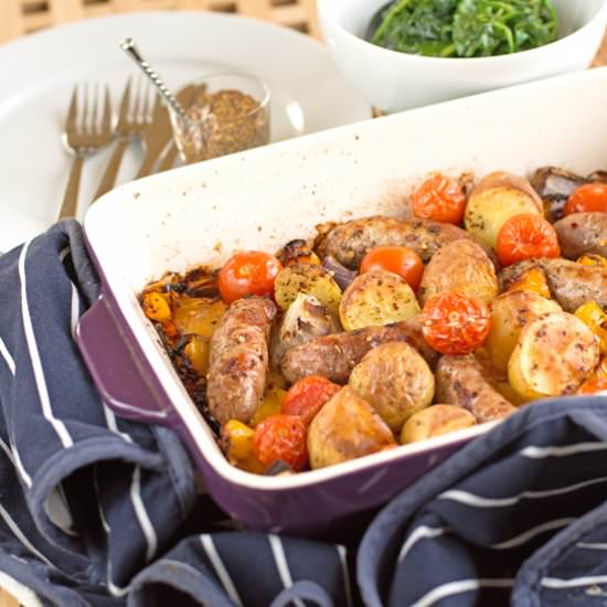 Winter sausage roast - Recipe photo by hollycooks
