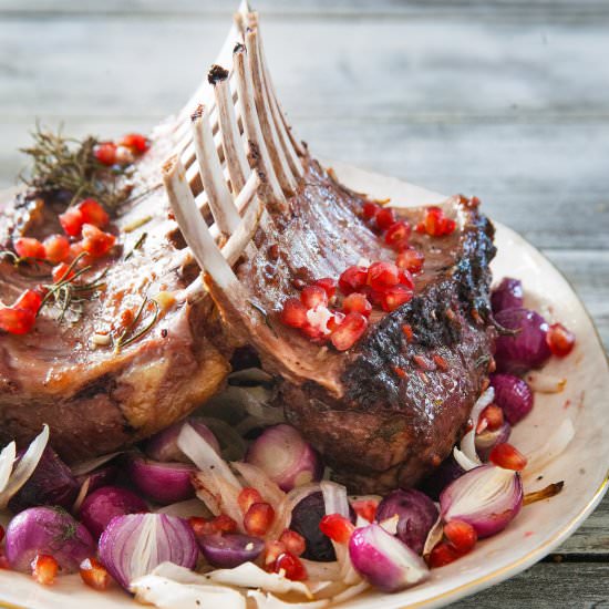 Festive Rack of Lamb - Recipe photo by NorthDixieKitchen