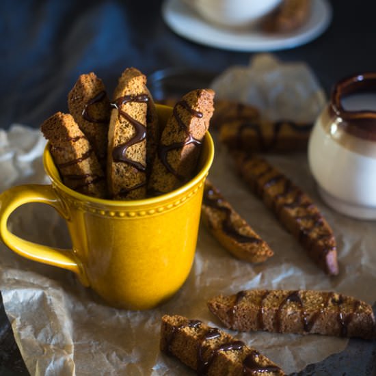Gluten Free Gingerbread Biscotti - Recipe photo by foodfaithfitness