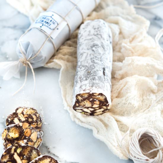 Chocolate Salami - Recipe photo by wild greens