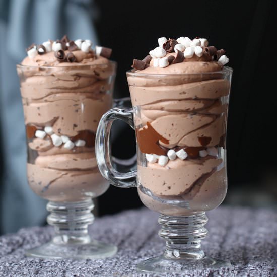 Triple Chocolate Mousse Parfaits - Recipe photo by TheKitchenWhisperer