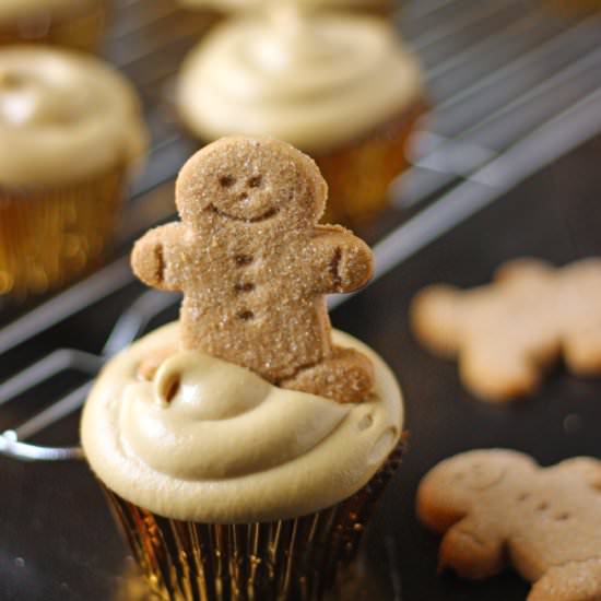 Gingerbread Cupcakes - Recipe photo by HealthNut Nutrition