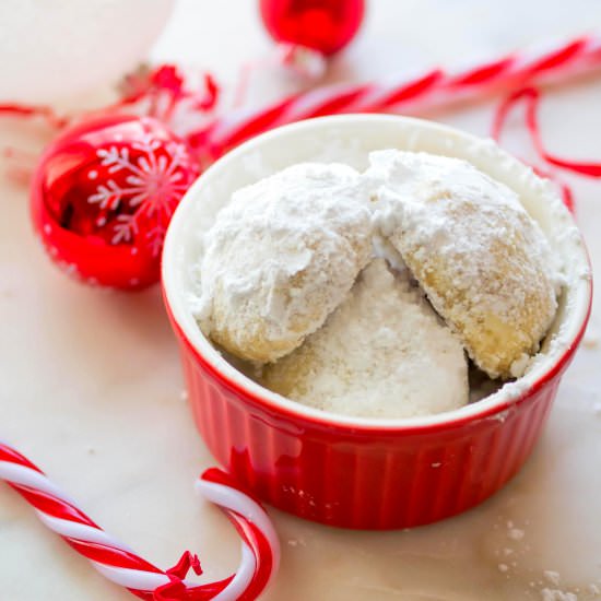 Eggless Snowball Cookies - Recipe photo by easybabymeals